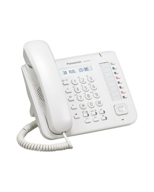Panasonic KX-NT551RU IP системный телефон, 8 кнопок DSS, 1-строчный экран, 2 гигабитных порта с PoE