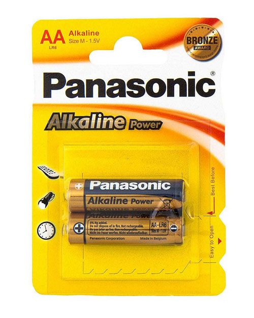 Батарейка щелочная PANASONIC Alkaline Power АА/2B