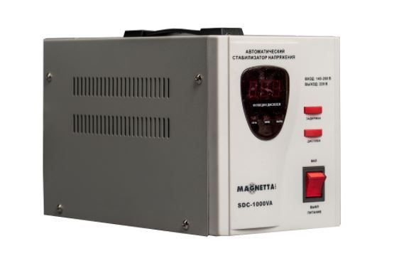 Magnetta, SDR-8000VA , Стабилизатор напряжения релейный, напольный, однофазный, LED дисплей, 4800W, шт в Уральске