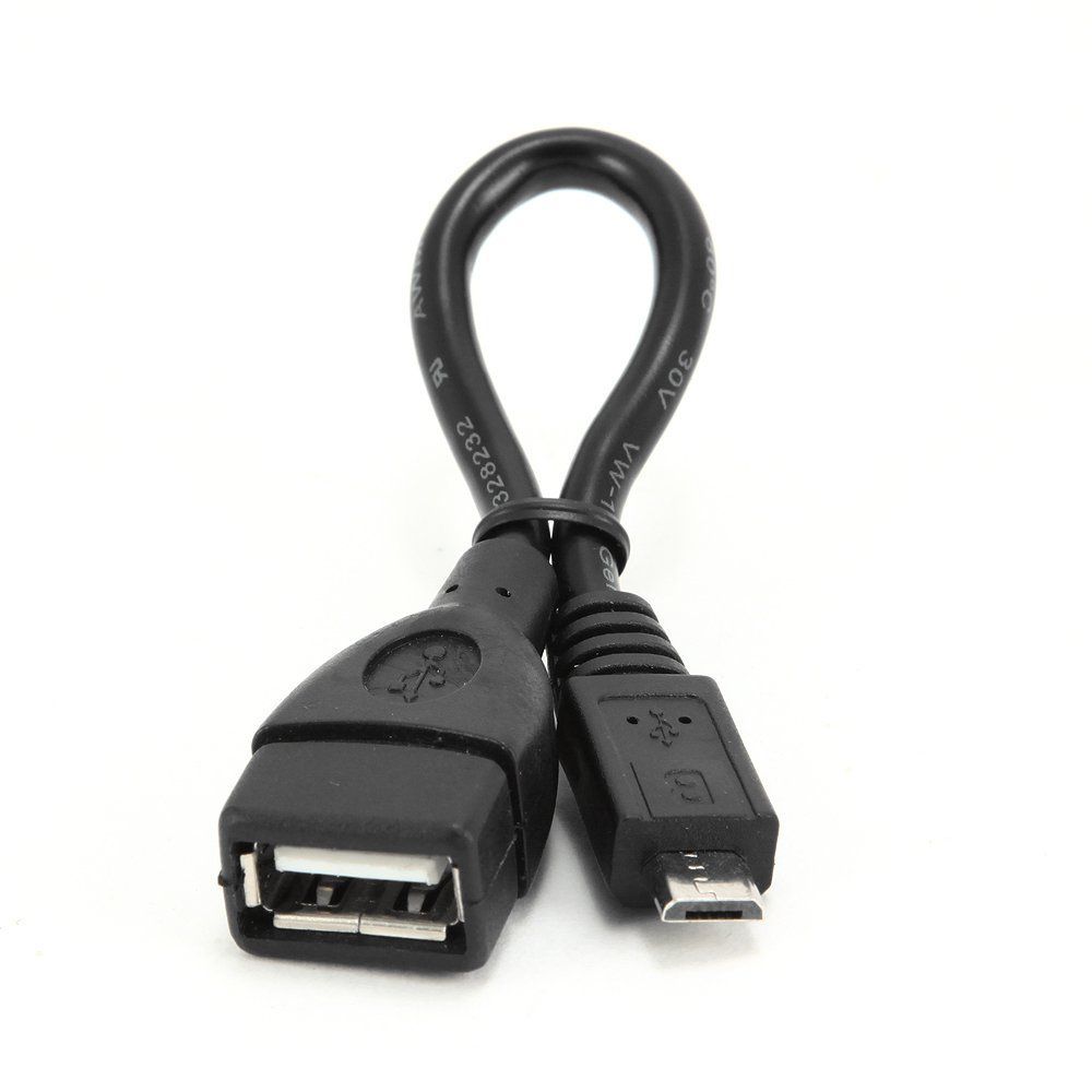 Кабель переходник Cablexpert USB 2.0 OTG A-OTG-AFBM-001 USB-MicroUSB, 0.15м, пакет в Уральске