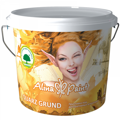 Грунтовка ALINA PAINT Quarz Grund, всесезонная, 4 кг, цена - купить в интернет-магазине